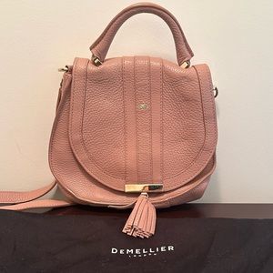 DeMellier purse in blush color.